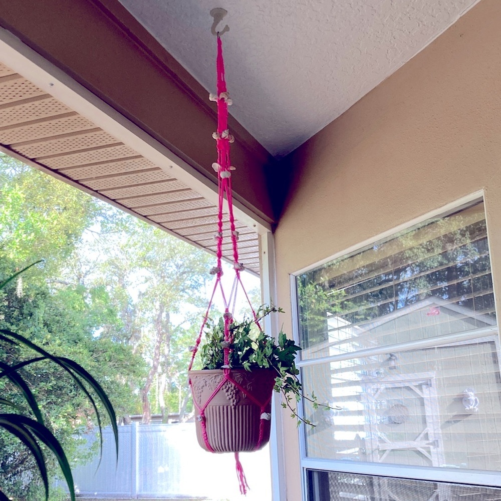 Macrame plant hanger